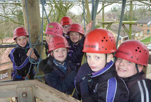 Kimbolton Prep School children on an adventure weekend