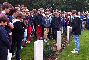 Kimbolton School English and History Trip to the Battlefields of France