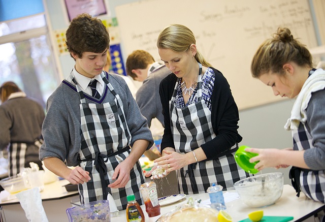 A Food and Nutrition lesson at Kimbolton School