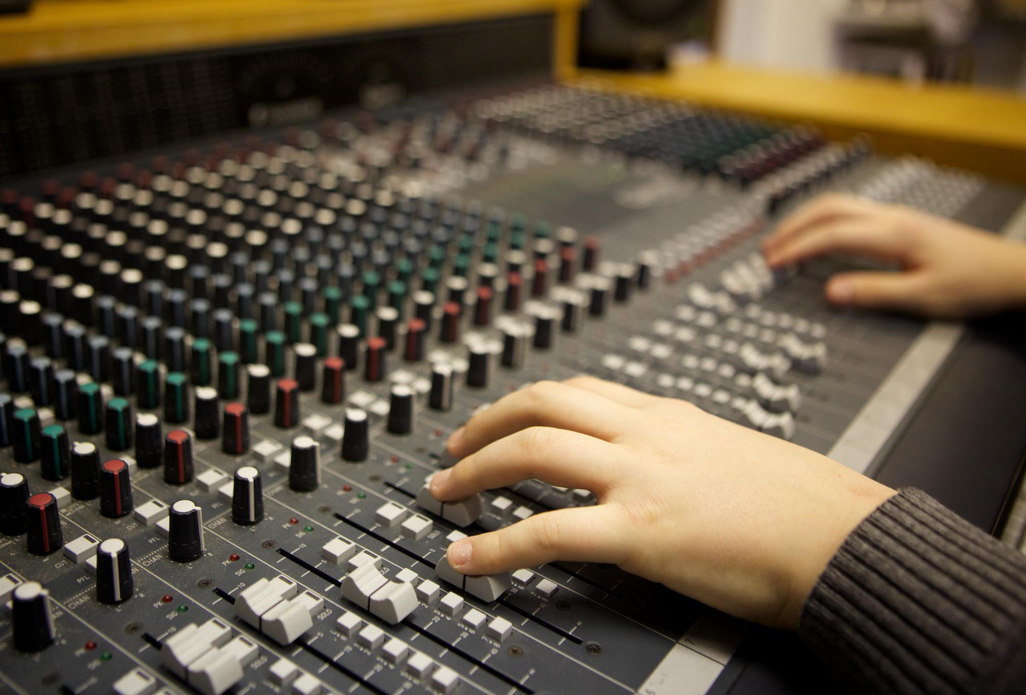 Equipment in the Recording Studio at Kimbolton School