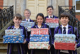 Kimbolton School Christmas Shoebox Appeal for Samaritan's Purse