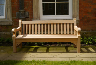 Bench donated in memory of Peter Smout at Kimbolton School