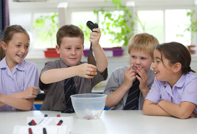 Kimbolton Prep School Pupils in a Science Lesson