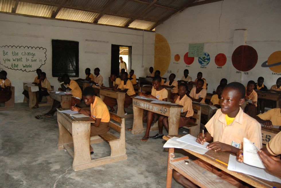 Essaman United Secondary School in Ghana