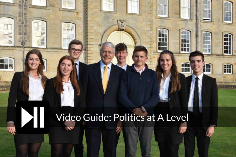 Kimbolton School Sixth Form Students in a Politics Lesson