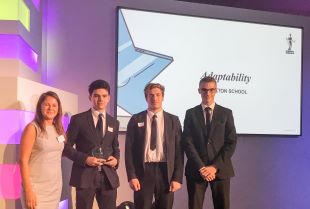 Kimbolton School Students win the Adaptability Award at the BASE Competition National Final