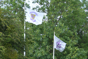 Cricket Pavilion Flag Poles